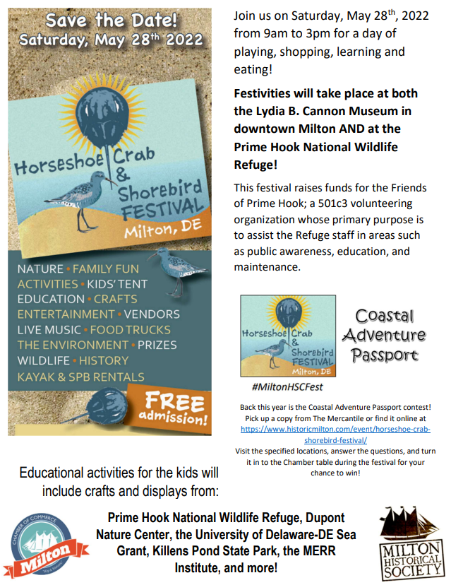 Horseshoe Crab & Shorebird Festival
