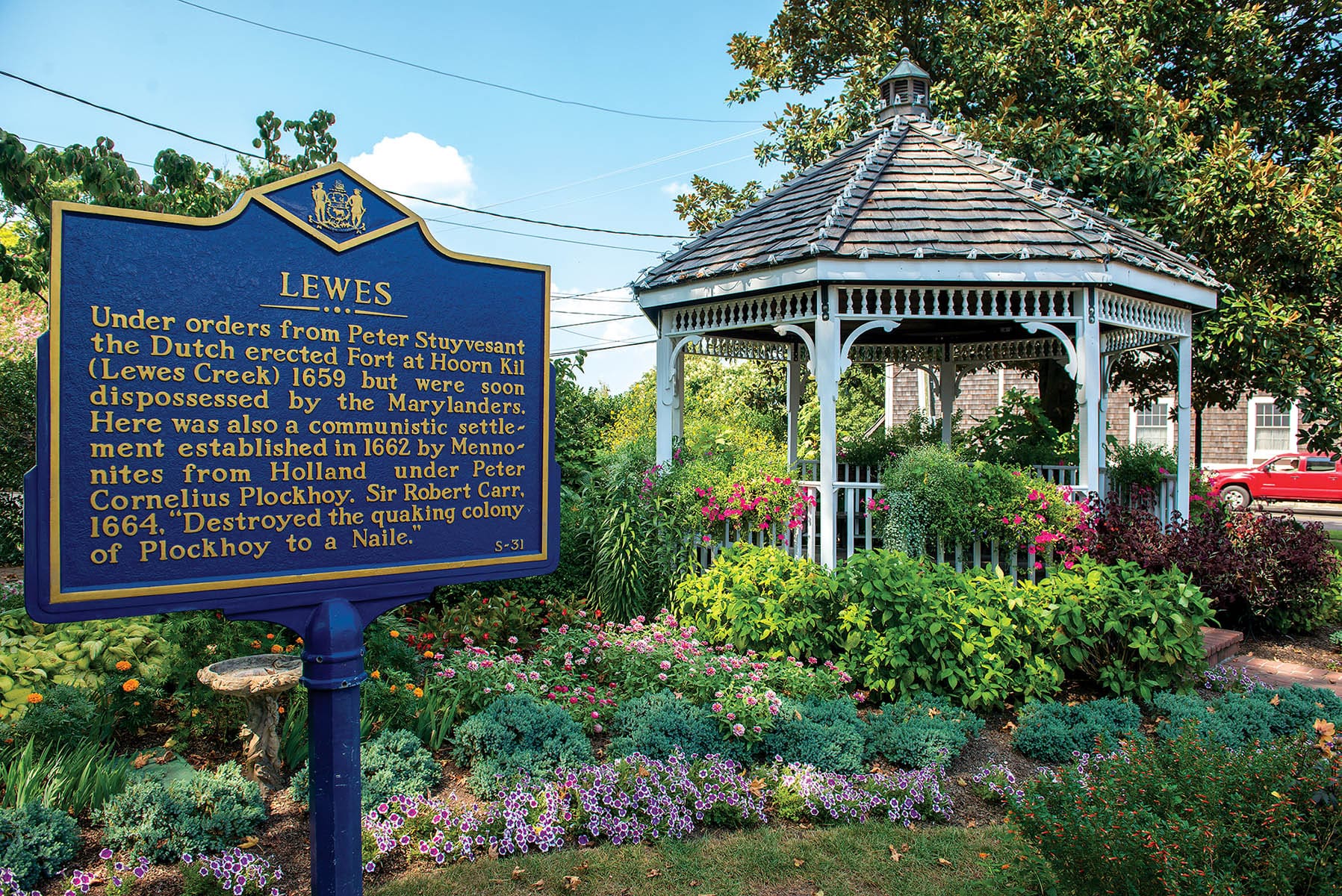 Lewes historical sign
