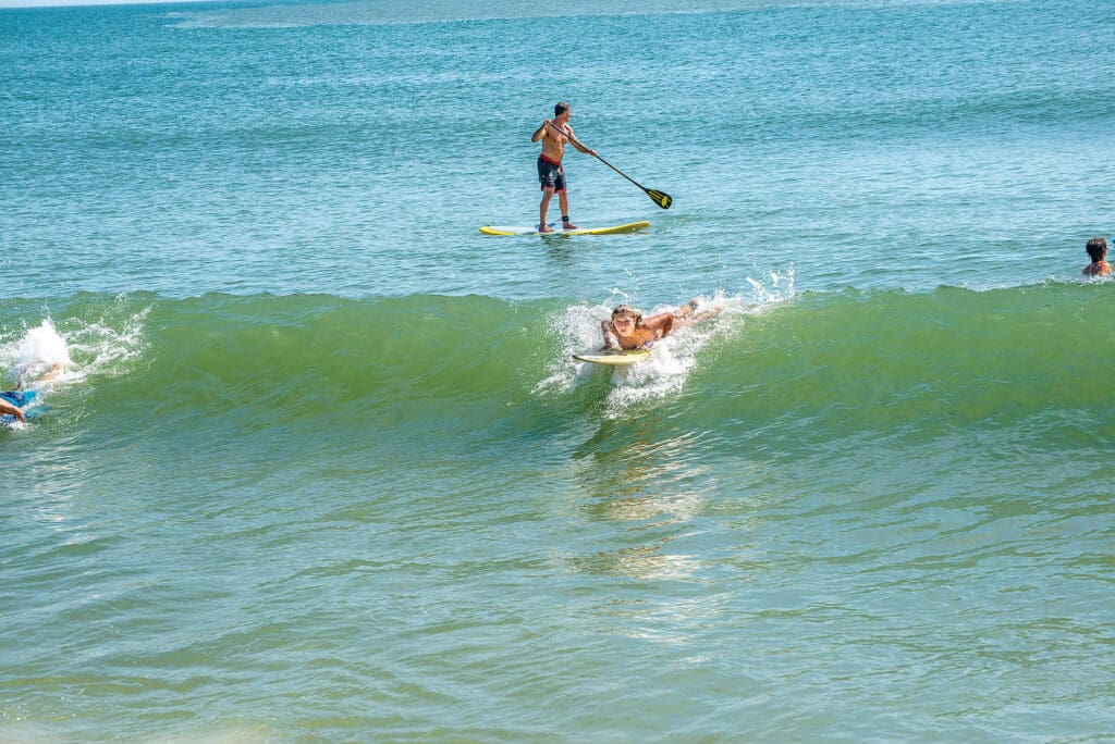 Surfing in the Delaware Beaches