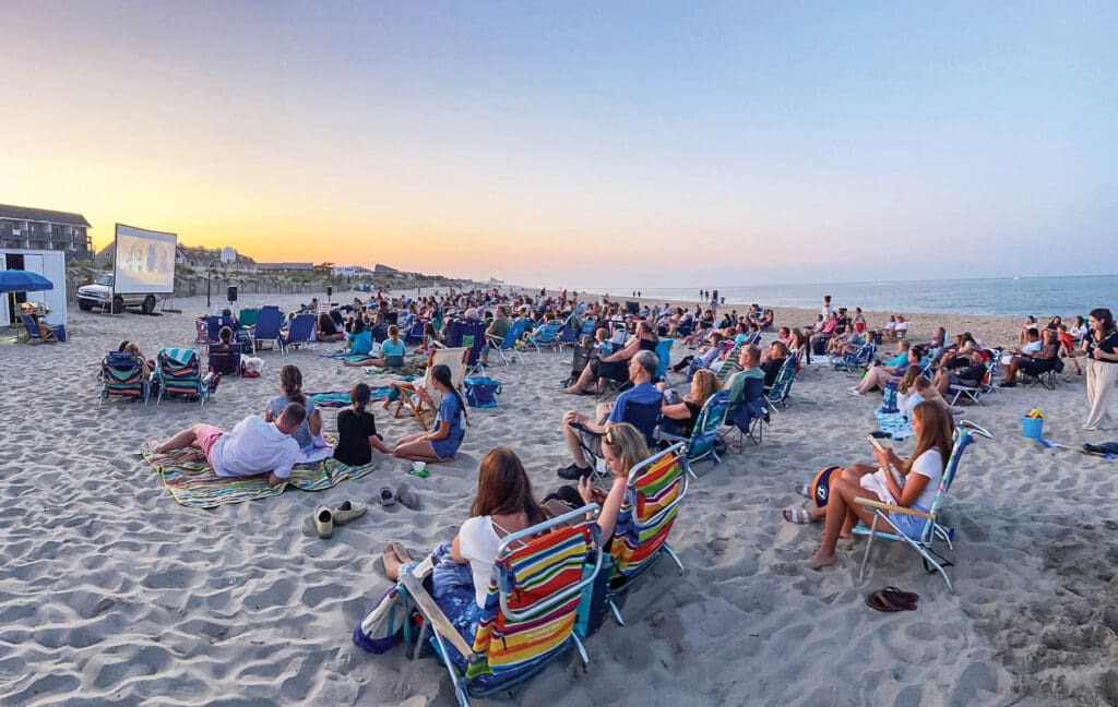 MOVIES ON THE BEACH. Photo Courtesy of Beach-Fun.com
