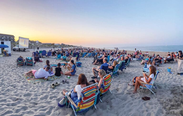 MOVIES ON THE BEACH. Photo Courtesy of Beach-Fun.com